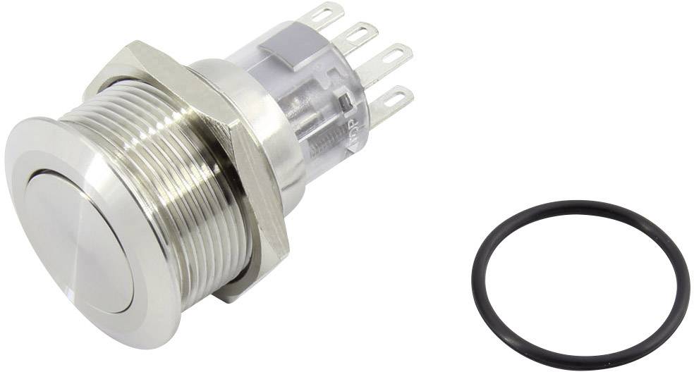 TRU COMPONENTS TC-GQ22-A-22Z/S203, 1602499 tlačítkový spínač, 1 ks