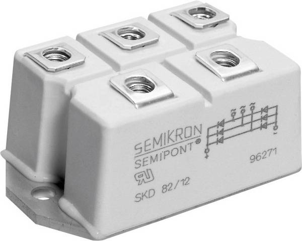 Semikron SKD82/12 můstkový usměrňovač G36 1200 V 80 A třífázový