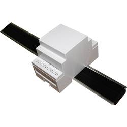 Pouzdro na DIN lištu Axxatronic CNMB/3/KIT/ACTIVE25-CON 58 x 53 x 90 , polykarbonát, šedá, 1 ks