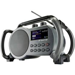Internetové rádio audisse Netbox, AUX, Bluetooth, USB, Wi-Fi, internetové rádio, šedá