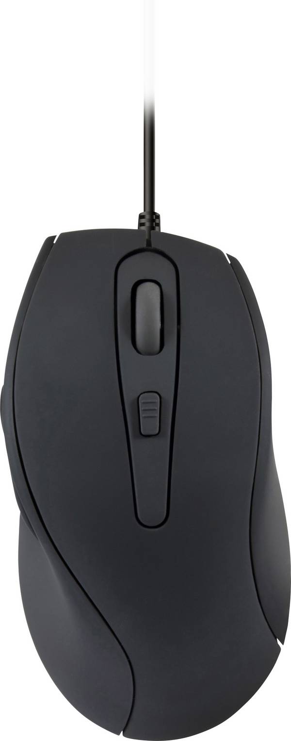 SpeedLink Axon Silent optická ergonomická myš, přenos USB, 5 tlačítko, 2400 dpi, černá