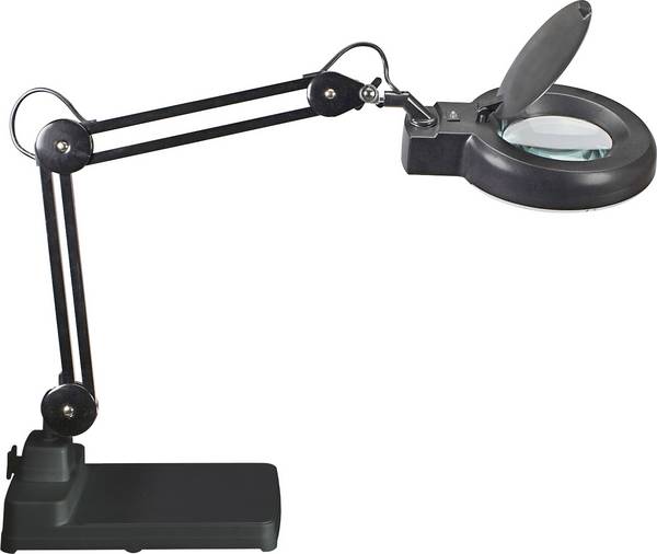 Maul 8263590 Lupa s LED osvětlením se stojanem MAULviso zvětšení=1.75 x 12.7 cm Třída energetické účinnosti 2021 E (A - G)
