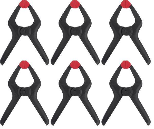 TOOLCRAFT 1611469 pružinová svorka Rozpětí (max.):35 mm Vnější délka: 85 mm Délka vyložení:35 mm
