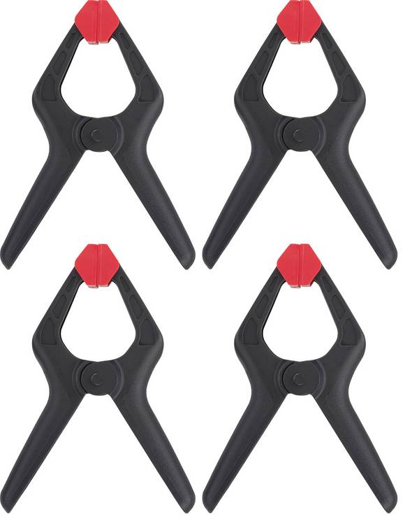 TOOLCRAFT 1611470 pružinová svorka Rozpětí (max.):40 mm Vnější délka: 115 mm Délka vyložení:50 mm