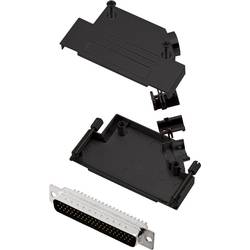 Sada D-SUB kolíkové lišty encitech D45ZK37-BK-HDP62-K, 45 °, pólů 62, pájecí kalíšek, 1 ks