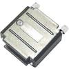 D-SUB pouzdro adaptéru encitech DAPK15-JS/MET 6211-0100-42, pólů 15, plast, pokovený, stříbrná, 1 ks
