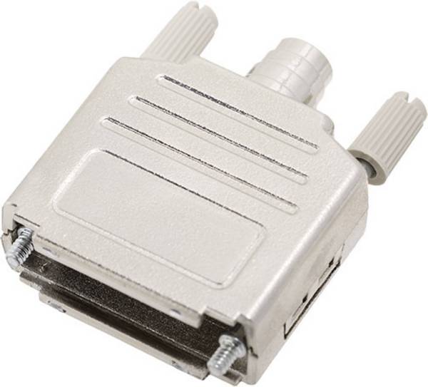 encitech DPPK-M-15-K 6260-0105-02 D-SUB pouzdro Pólů: 15 plast, pokovený 180 ° stříbrná 1 ks