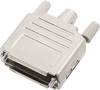 encitech DPPK-M-15-K 6260-0105-02 D-SUB pouzdro Pólů: 15 plast, pokovený 180 ° stříbrná 1 ks