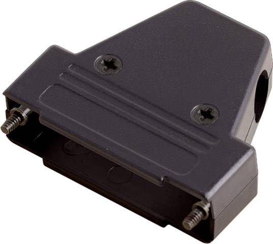 encitech TRI-P-37-K 6550-0101-04 D-SUB pouzdro Pólů: 37 plast 180 °, 45 °, 45 ° černá 1 ks
