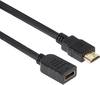 club3D HDMI prodlužovací kabel Zástrčka HDMI-A, Zásuvka HDMI-A 5.00 m černá CAC-1320 4K UHD HDMI kabel