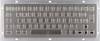 Joy-it IPC Keyboard 01A IP65 NEMA 4X kabelový klávesnice německá, QWERTZ stříbrná odolné proti prachu, IP65, odolné proti stříkající vodě, Ochrana proti vandalismu