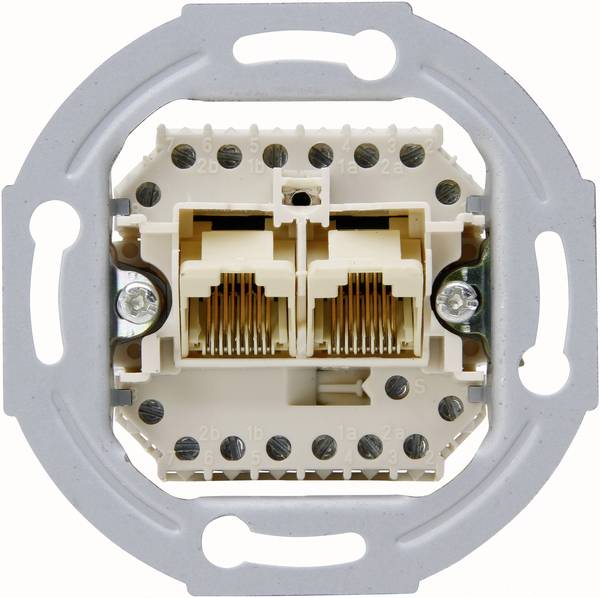 Kopp 1 ks vestavný zásuvky UAE-/IAE-/ISDN  hliník 33369402 1 ks