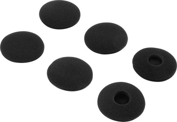 Renkforce  na uši náhradní gumové násadky 6 ks 46 mm černá