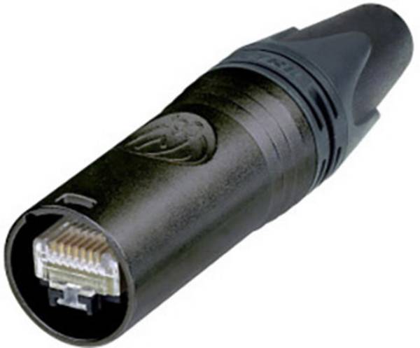 Neutrik NE8MX6-B-T, konektor RJ, zástrčka, rovná, černá, 1 ks