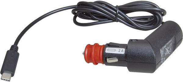 ProCar Nabíjecí kabel do auta USB-C 3000 mA Proudová zatížitelnost (max.)=3 A  Zástrčka s kabelem 12 V na 5 V, 24 V na 5 V