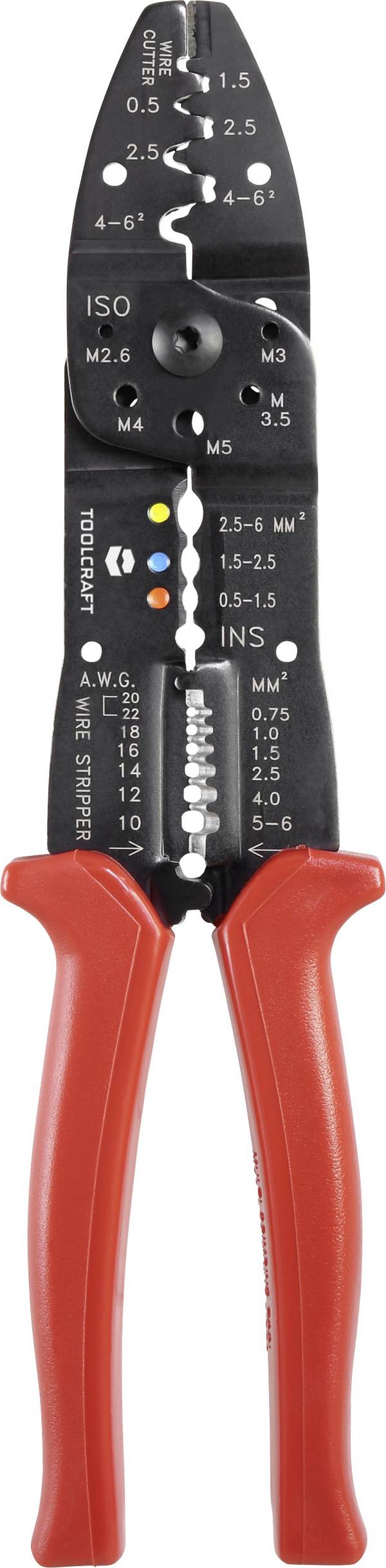 TOOLCRAFT TO-4861971, multifunkční kleště, 0.75 do 6 mm