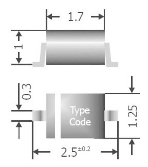 Diotec rychlá spínací dioda 1N4148WS SOD-323 70 V 150 mA Tape cut