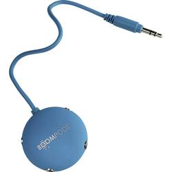Audio rozbočovač Boompods Audio Splitter AUX, modrá