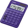 Casio MS-20UC stolní kalkulačka, displej (počet míst) 12, solární napájení, na baterii, fialová