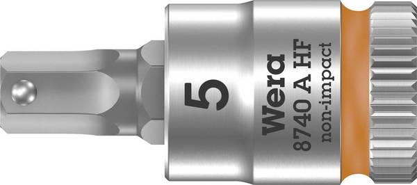 Wera 8740 A 05003335001 inbus nástrčný klíč  funkce zadržení 5 mm 1/4" 5 mm   1/4" (6,3 mm)