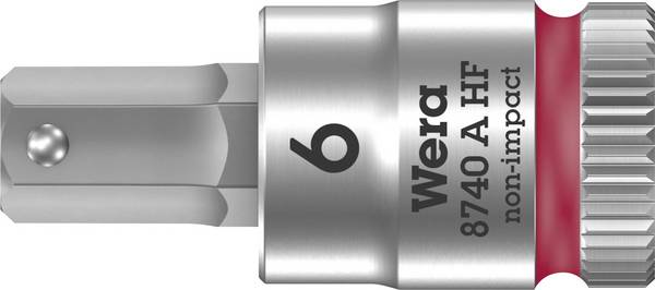 Wera 8740 A 05003337001 inbus nástrčný klíč  funkce zadržení 6 mm 1/4" 6 mm   1/4" (6,3 mm)