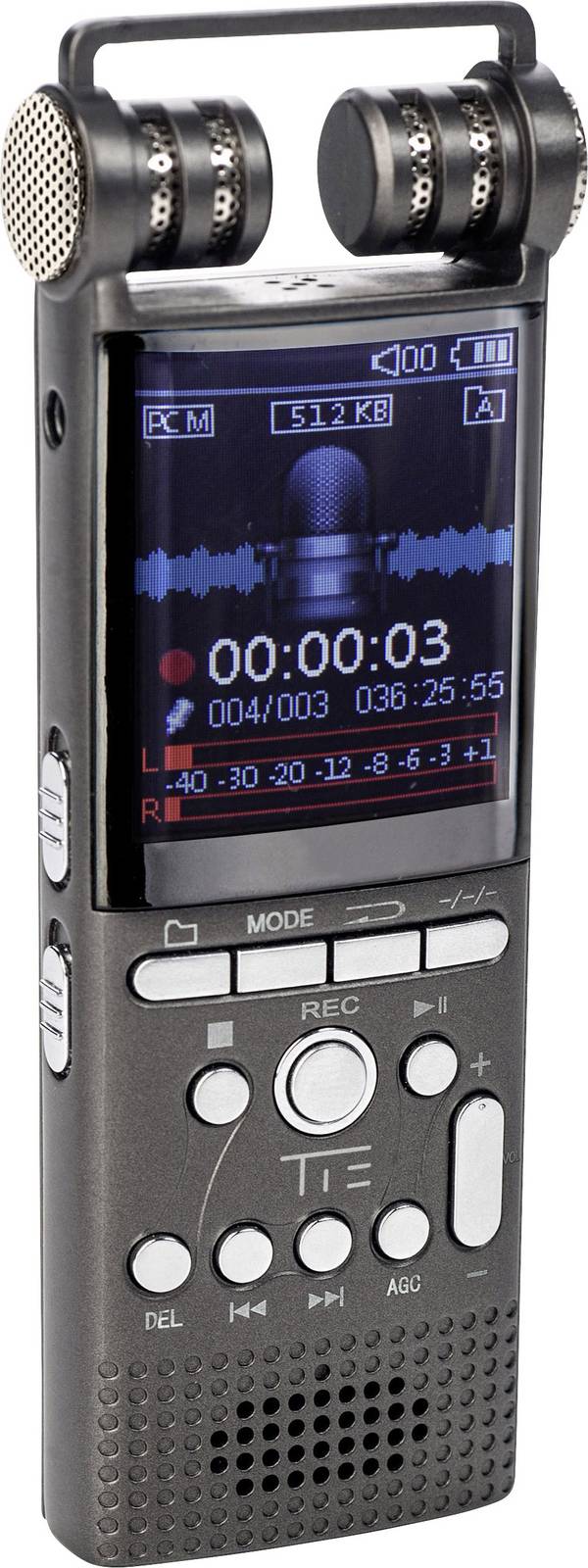 Tie Studio TX26 přenosný audio rekordér černá