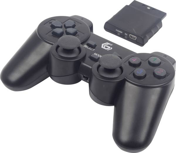 Gembird JPD-WDV-01 gamepad PC, PlayStation 2, PlayStation 3 černá