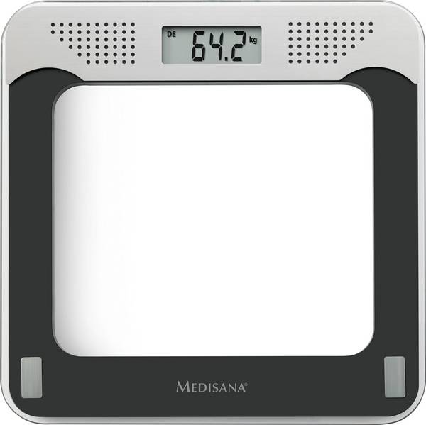 Medisana PS 425 digitální osobní váha 40448  Max. váživost=180 kg černá, šedá, sklo S hlasovým výstupem