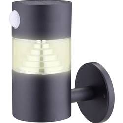 Solární nástěnné osvětlení s PIR detektorem Polarlite PL-8228610 WLDC06PIR teplá bílá, tmavě šedá