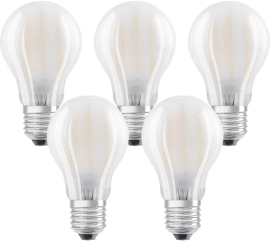 OSRAM HOMELIGHTING 4058075090620 LED Energetická třída (EEK2021) E (A - G) E27 klasická žárovka 7 W = 60 W teplá bílá (Ø