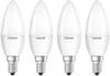 OSRAM HOMELIGHTING 4058075819474 LED Energetická třída (EEK2021) F (A - G) E14 svíčkový tvar 4.9 W = 40 W teplá bílá (Ø x d) 35 mm x 103 mm 4 ks