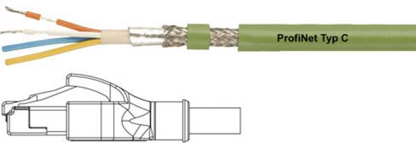 <br>  HELU<br>  806414<br>  RJ45<br>  síťové kabely, propojovací kabely<br>  CAT 5e<br>  SF/UTP<br>  10.00 m<br>  zelená<br>  krytí PUR, stínění pletivem, fóliové stínění, flexibilní vnitřní vodič<br>  1 ks<br>