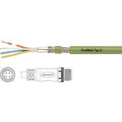 Upravený zástrčkový konektor pro senzory - aktory Helukabel PROFInet C PUR CMX M12 D-IP67 806481 zástrčka, rovná, 0.50 m, 1 ks