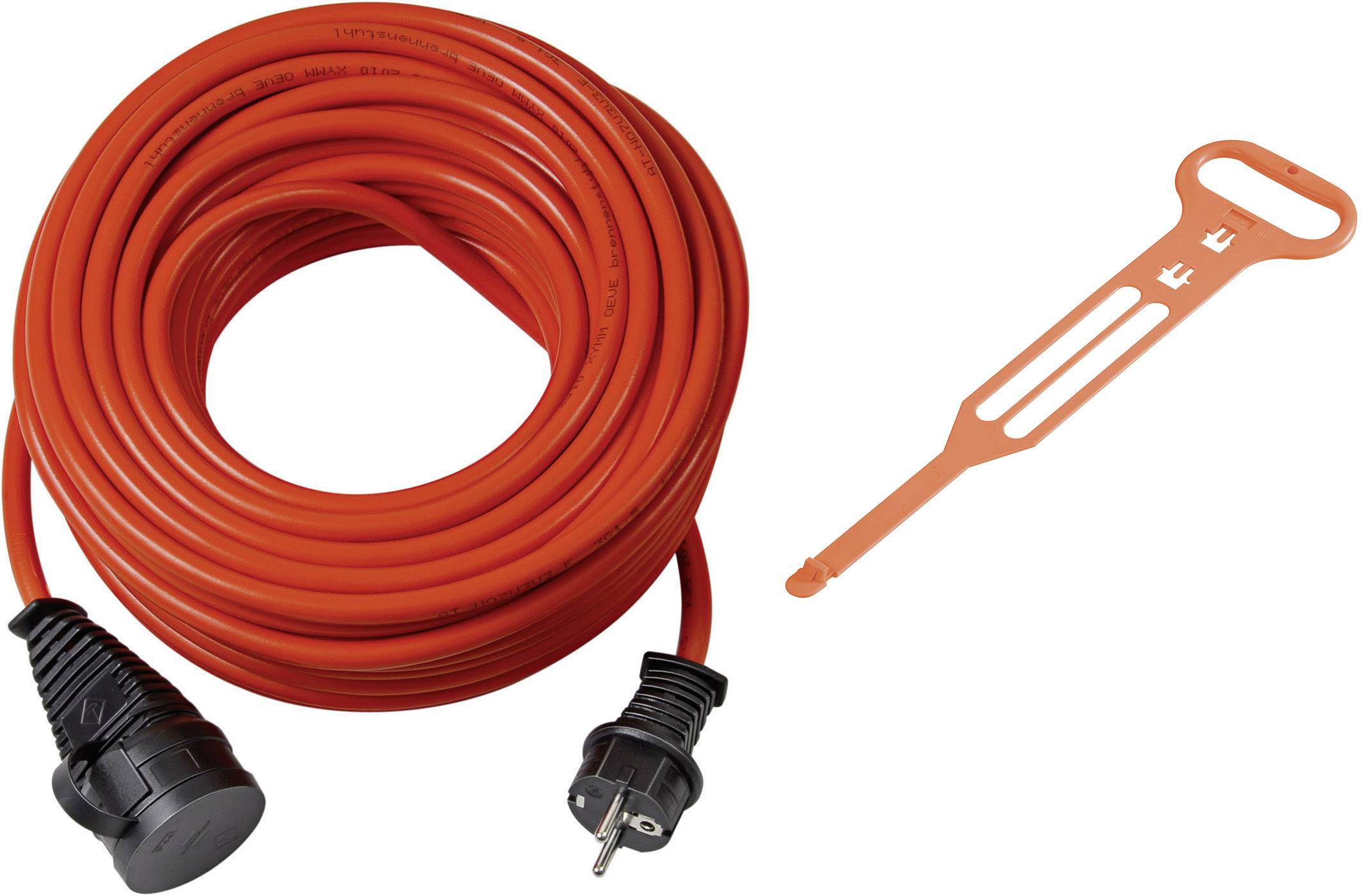 Brennenstuhl 1161760+9882 napájecí prodlužovací kabel, 16 A, oranžová, 20.00 m
