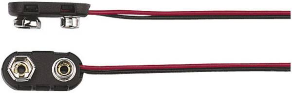 TRU COMPONENTS 18-3786 bateriový klip 1x 9 V tlačítkové připojení