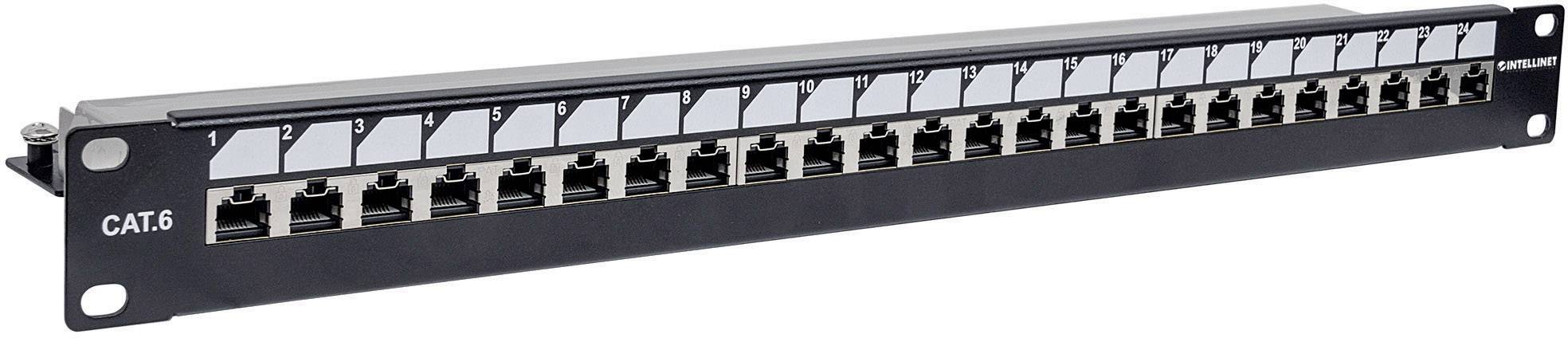 Intellinet 24 portů CAT 6 1 U