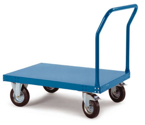 Manuflex TT0143.5012 regulátor vozík s madlem , ocelový plech, práškově lakováno, max. zatížení 500 kg
