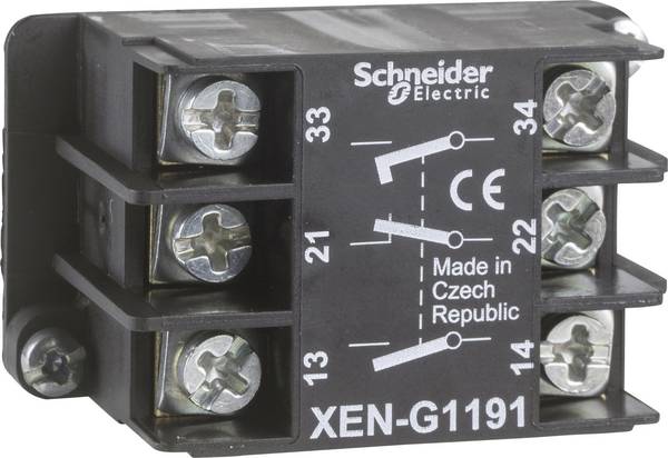 Schneider Electric XENG1191 XENG1191 pomocný spínač 1 rozpínací kontakt, 2 spínací kontakty 1 ks