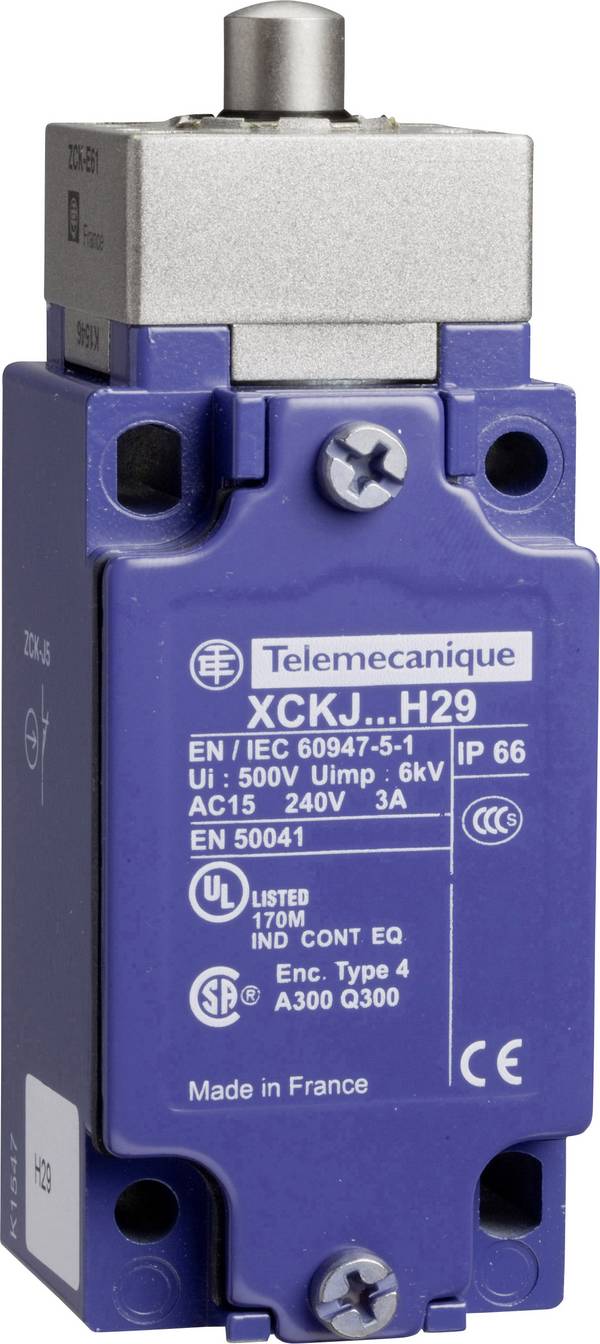 Telemecanique XCKJ161H29 XCKJ161H29 koncový spínač   zdvihátko bez aretace IP67 1 ks