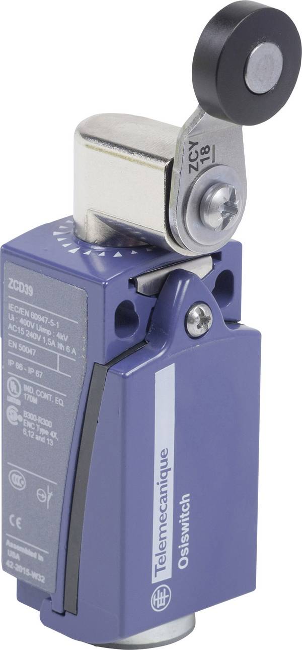 Telemecanique XCKD2118P16 XCKD2118P16 koncový spínač   páka s rolnou/simulovanou rolnou bez aretace IP67 1 ks