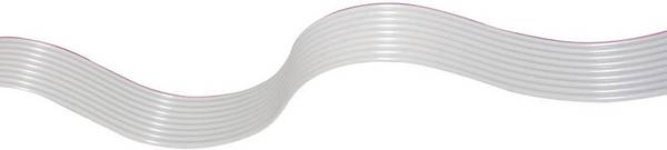 econ connect 28AWG60GR plochý kabel Rastr (rozteč): 1.27 mm 60 x 0.08 mm² šedá 30.50 m