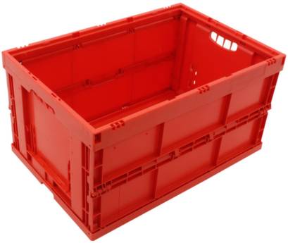 1657999 stohovací zásobník , vhodné pro potraviny, (d x š x v) 600 x 400 x 320 mm, červená, 1 ks