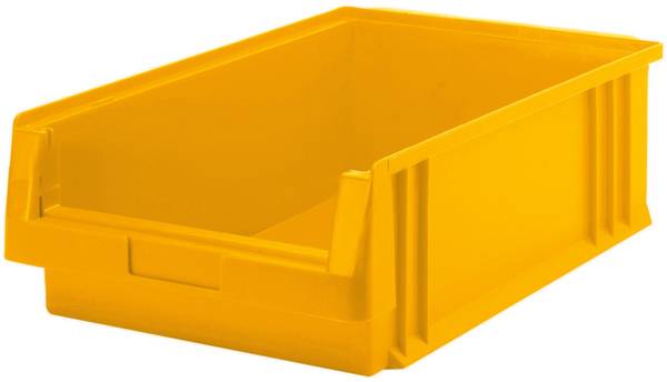 LA-KA-PE 531049 skladový box , Lakape, (š x v x h) 315 x 150 x 500 mm, žlutá, 10 ks
