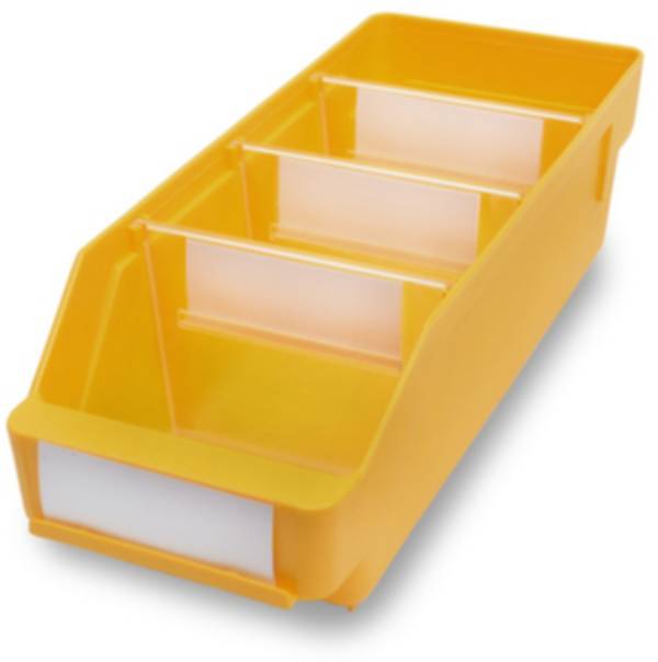 Stemo 689486 regálová krabice , vhodné pro potraviny, (d x š x v) 120 x 120 x 95 mm, žlutá, 30 ks