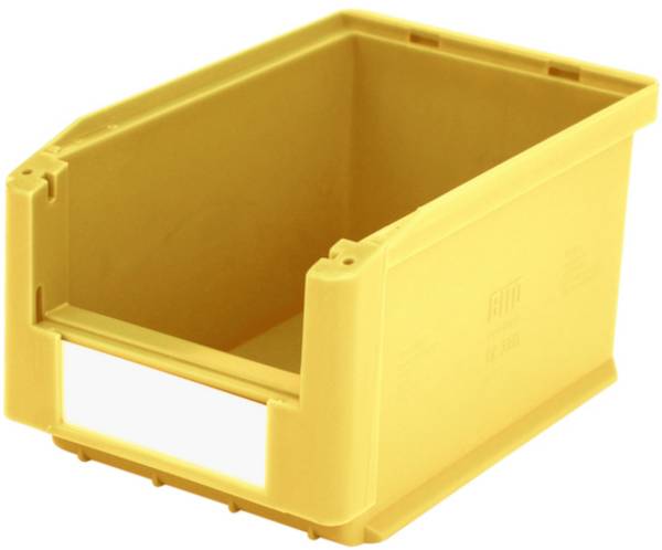 BITO Lagertechnik 383963 skladový box , vhodné pro potraviny, (d x š x v) 230 x 150 x 125 mm, žlutá, 20 ks