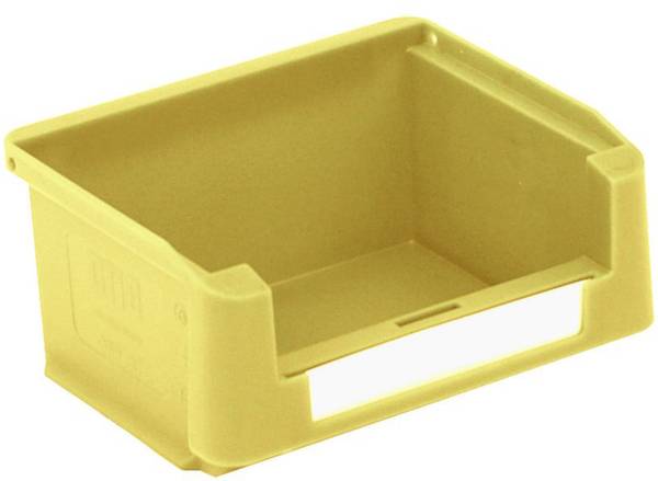 BITO Lagertechnik 102655 skladový box , vhodné pro potraviny, (d x š x v) 85 x 102 x 50 mm, žlutá, 60 ks
