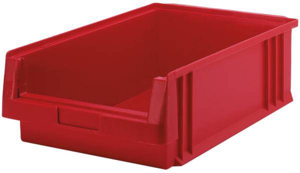 LA-KA-PE 531048 skladový box , Lakape, (š x v x h) 315 x 150 x 500 mm, červená, 10 ks