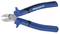 Modrý boční štípací kleště Matador s ergonomickými rukojeťmi. Vhodné pro přesné stříhání drátů a kabelů.