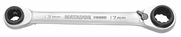 Matador Schraubwerkzeuge 01840001 01840001 sada oboustranných ráčnových klíčů  Délka klíče (cm) (jen pro nadpis) 10 - 19 mm