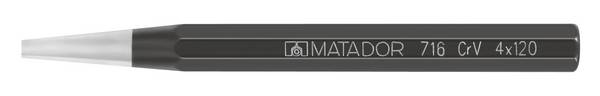 Matador Schraubwerkzeuge Durchtreiber, DIN 6458, 6 mm  07160060